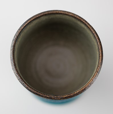 Lot 3 - ABDO NAGI (1941-2001); a set of six stoneware...