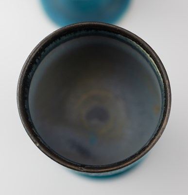 Lot 3 - ABDO NAGI (1941-2001); a set of six stoneware...