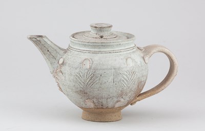 Lot 219 - IAN GODFREY (1942-1992); a stoneware teapot...