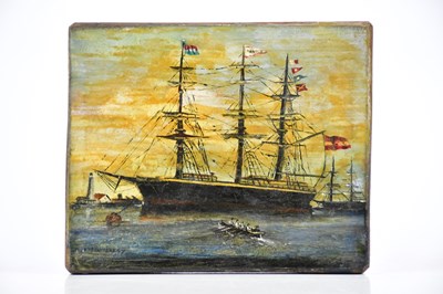 Lot 1779 - AFTER BAZIJ IVANKOVIC; small oil on wooden...