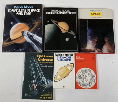 Lot 1394 - PATRICK MOORE; 'The Unfolding Universe', 1982,...
