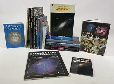 Lot 1395 - PATRICK MOORE; a collection of nineteen...