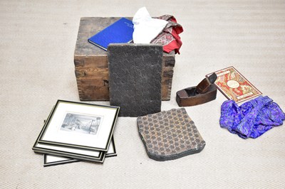 Lot 1276 - A late 19th/early 20th century pine box...