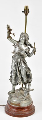 Lot 1450 - AFTER MOREAU; an early 20th century silvered...