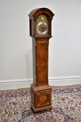 Lot 1544 - A 20th century walnut cased eight day...