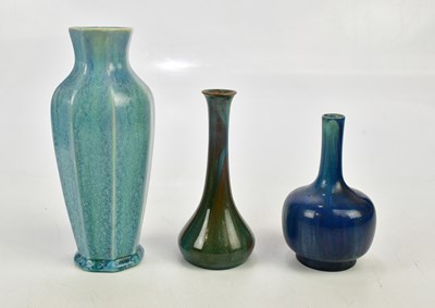 Lot 2274 - PILKINGTONS ROYAL LANCASTRIAN; three vases...