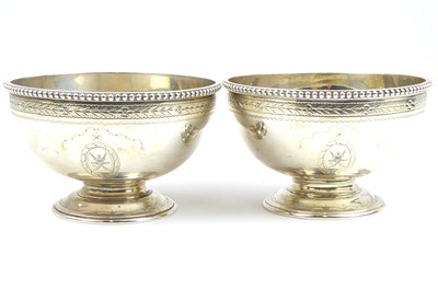 Lot 596 - ASPREY OF LONDON; a pair of Elizabeth II...
