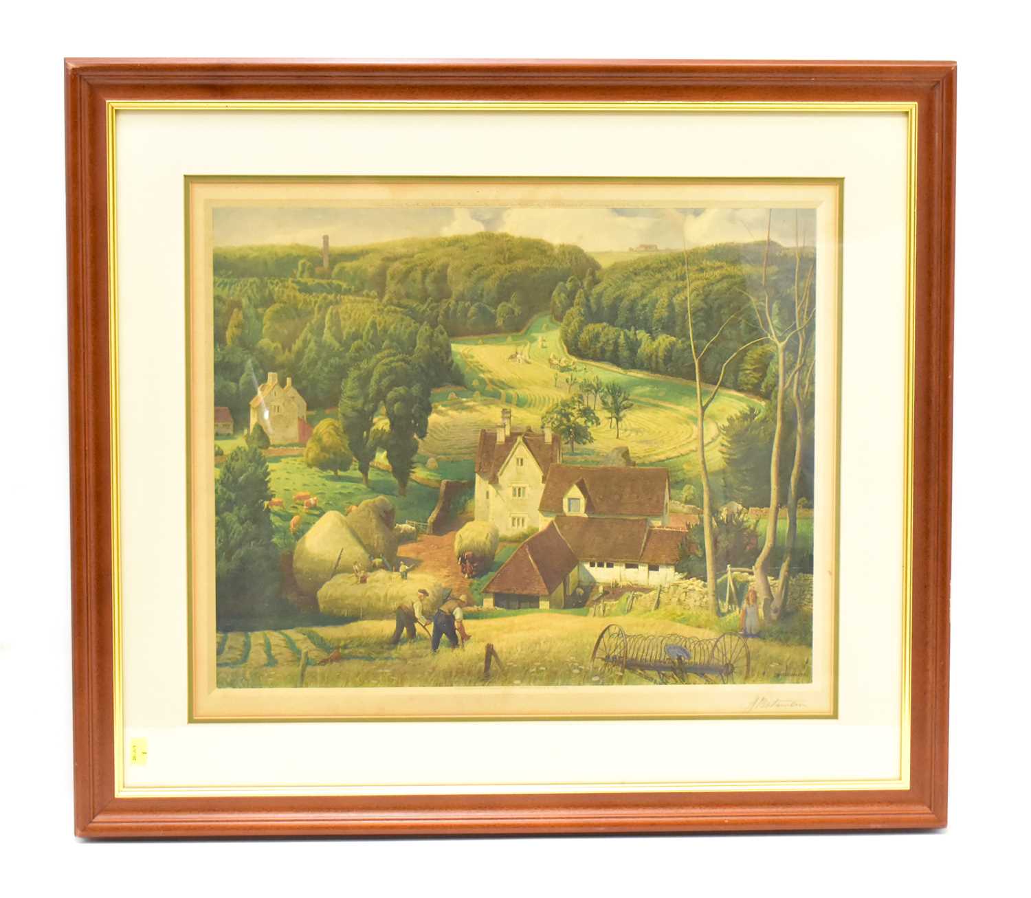 Lot 449 - AFTER JAMES BATEMAN; print, 'Haytime in the...