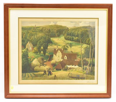 Lot 449 - AFTER JAMES BATEMAN; print, 'Haytime in the...