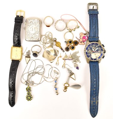 Lot 848 - A quantity of mixed costume jewellery to...