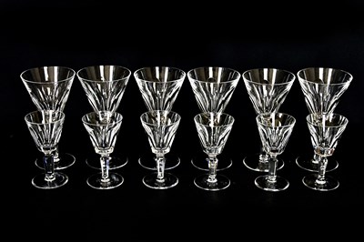 Lot 1460 - WATERFORD; a collection of glassware in the...