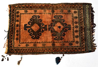 Lot 133 - An Irani Turkoman hand-knotted cushion cover...