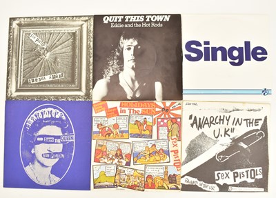 Lot 212 - PUNK; records to include four singles by The...