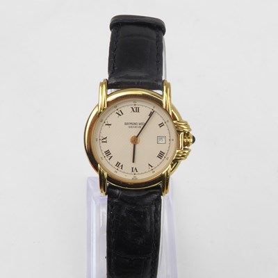 Lot 882 - RAYMOND WEIL; a ladies' vintage 18ct gold...