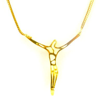 Lot 774 - A Sri Lankan 916 yellow gold (22ct)...