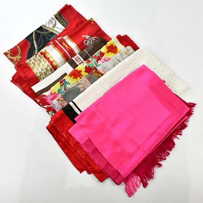 Lot 819 - JEAN-LOUIS SCHERRER; a long silk scarf...
