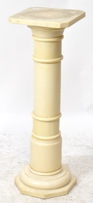 Lot 1422 - A modern alabaster effect resin jardinière...
