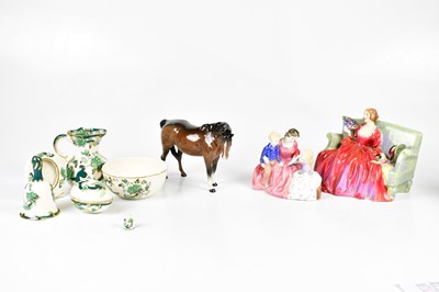 Lot 2731 - ROYAL DOULTON; two figures, including "The...