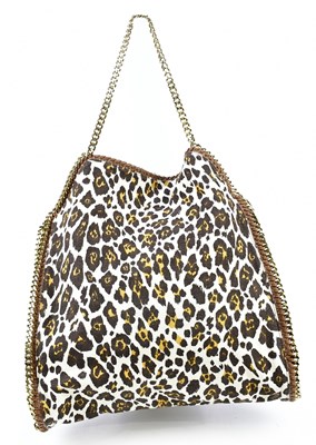 Lot 741 - STELLA MCCARTNEY; a Falabella foldover leopard...