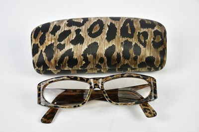 Lot 860 - DOLCE & GABANNA; a pair of tortoiseshell...