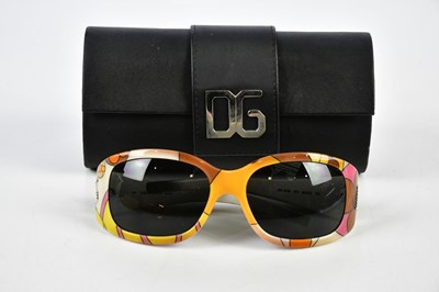 Lot 850 - DOLCE & GABANNA; a pair of multicoloured 1960s...