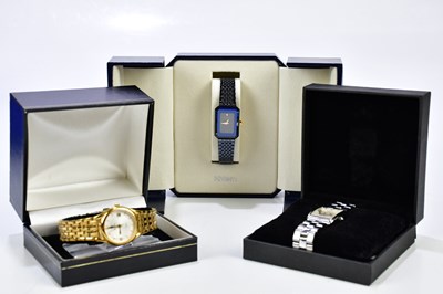Lot 612 - Three contemporary lady's wristwatches, Tissot,...