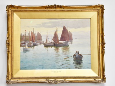 Lot 1613 - RALPH TODD; watercolour, 'The Turn of the Tide'...