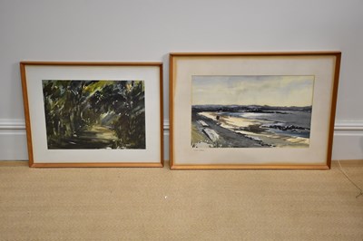 Lot 1698 - STUART ATKINSON (born 1940); two watercolours,...