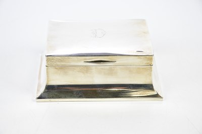 Lot 2400 - WALKER & HALL; a George V hallmarked silver...