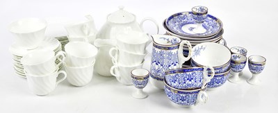 Lot 2848 - ROYAL WORCESTER; a part tea service in the...