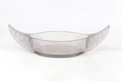 Lot 2103 - RENE LALIQUE; an Art Deco frosted glass...