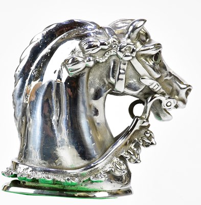 Lot 1358 - A vintage chrome car mascot modelled as a...