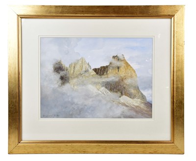 Lot 1635 - HARRY LAWSON JOHNSTON; watercolour, ‘Dolomites...