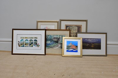 Lot 1688 - M A MULLER; pencil signed prints, 'Pink Roses',...