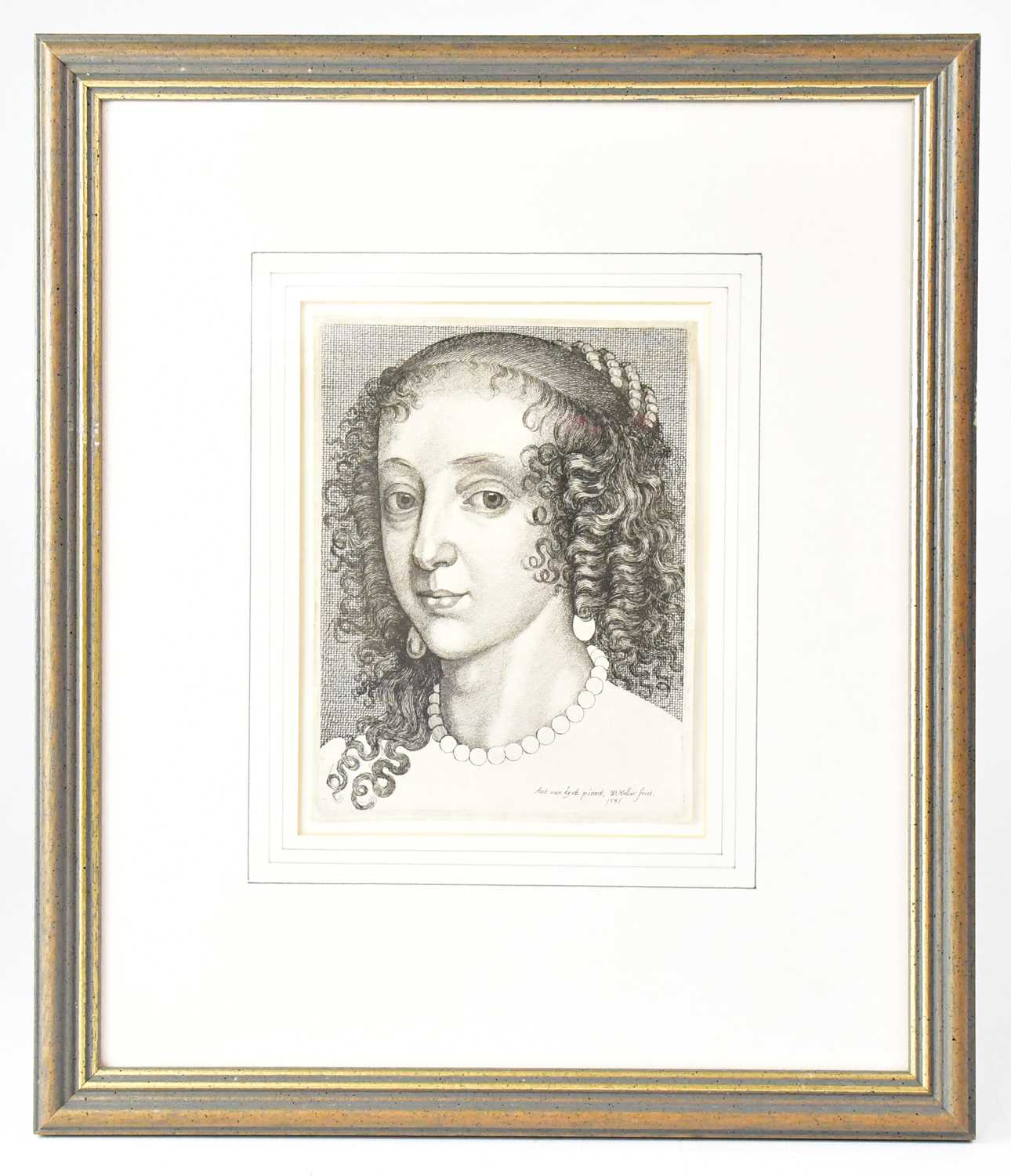 Lot 453 - WENCESLAUS HOLLAR (1607-77); an engraving of...