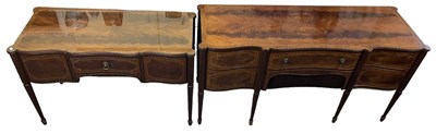 Lot 42 - A reproduction mahogany Regency style...