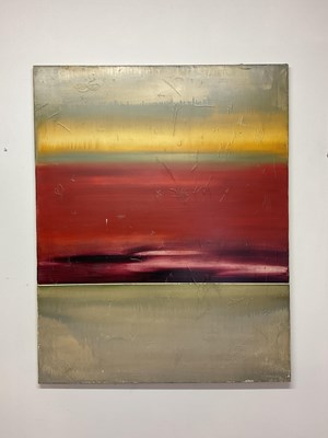 Lot 1546 - DIANA CONSTANCE (American, 1934-2011); acrylic...