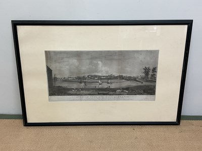 Lot 1432 - W ELLIS; etching, 'A South View of the City of...