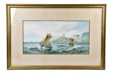 Lot 1624 - UNATTRIBUTED; watercolour, maritime scene,...