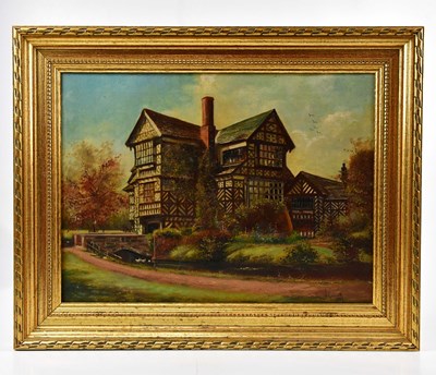 Lot 1672 - H CHARLESWORTH; oil on canvas. 'Little Moreton...