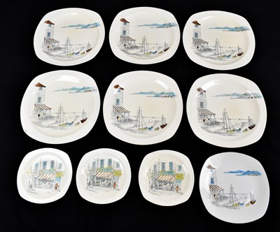 Lot 758 - MIDWINTER; a collection of six 'Riviera'...