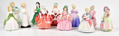 Lot 2710 - ROYAL DOULTON; a collection of eleven figures,...
