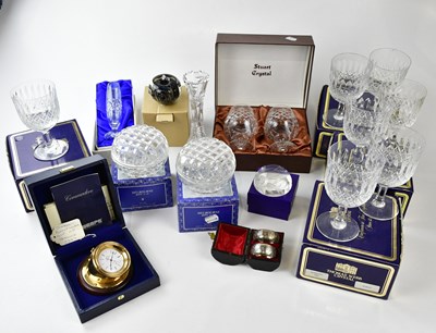 Lot 2639 - A collection of crystal glassware including...