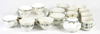 Lot 2837 - ROYAL DOULTON; two part tea services in the...