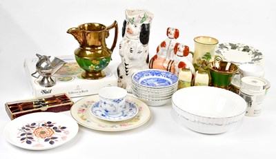 Lot 2843 - A collection of assorted ceramics, including...
