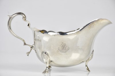 Lot 2449 - ALEXANDER CLARK & CO; a George V hallmarked...