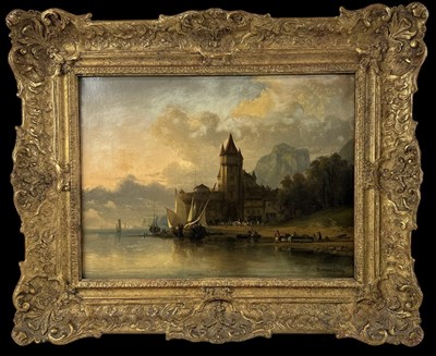 Lot 194 - CHARLES EUPHRASIE KUWASSEG (1833-1904); oil on...