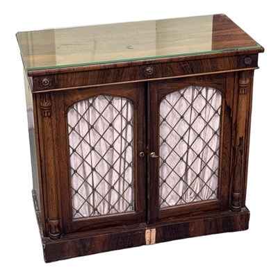 Lot 72 - An early 19th century rosewood chiffonier of...