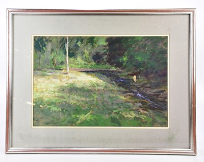 Lot 1699 - JAMES LONGUEVILLE RBSA PS (born 1942); pastel,...
