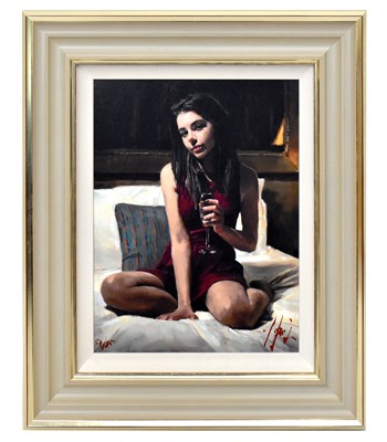 Lot 1181 - FABIAN PEREZ; a limited edition print, 'Bella',...